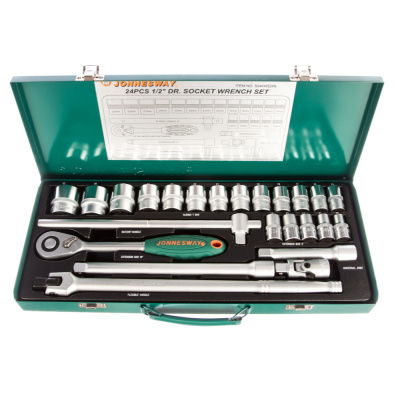 Набор головок торцевых 1/2"DR, 10-32 мм, 24 предмета