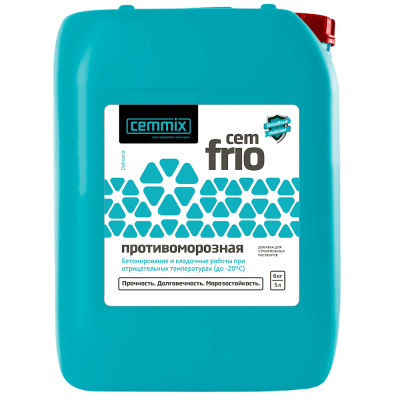 Добавка противоморозная "CEMFRIO" 5л "CEMMIX"