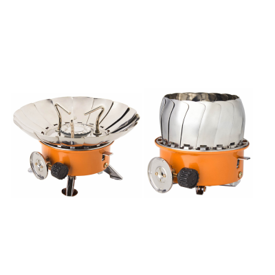 Плита газовая портативная трансформер "TULPAN-S"ТМ-400 малая (с ветрозащитой)