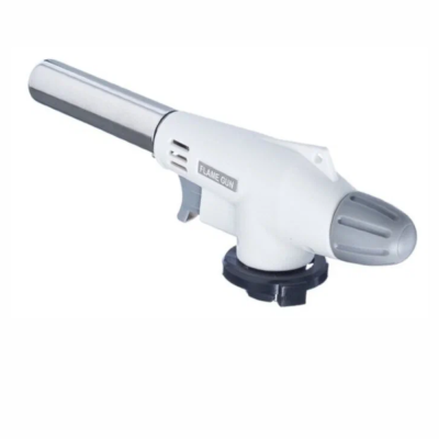 Газовая горелка RUNIS белая, пьезо. (цанг.)/100/