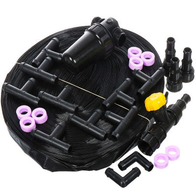 Набор для капельного полива 9 предметов, от емкости, 100 м, Исток, КПК-100