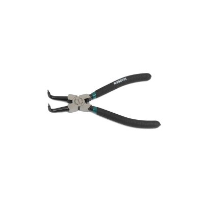 Щипцы для стопорных колец загнутые сжим 7"