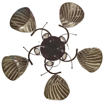 люстра 5890/5A BK+CR