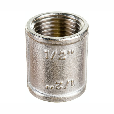 Муфта 1/2 никель VALTEC