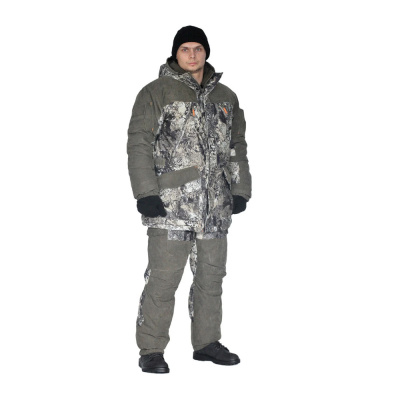 Костюм зимний «ГЕРКОН» куртка/брюки, цвет: кмф "серая глина"/т.хаки,   (44-46,182-188)