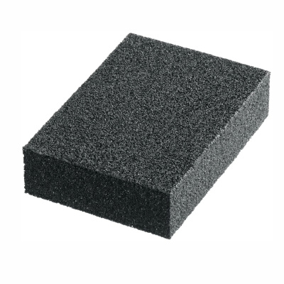 Губка шлифовальная STAYER "MASTER" четырехсторонняя, зерно - оксид алюминия,  Р80; 100 x 68 x 26 мм.