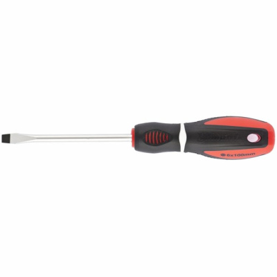 Отвертка Matrix Fusion SL6,0 х 100 мм, CrV, 3-х компонентная рукоятка anti slip