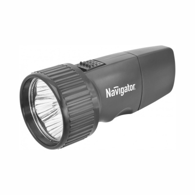 Фонарь светодиодный NPT-CP02-ACCU 5LED аккумуляторный с вилкой для зарядки пластик