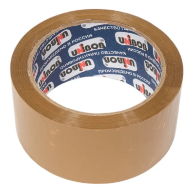 СКОТЧ УПАКОВОЧНЫЙ КОРИЧНЕВЫЙ 48 ММ Х 66 М (36) "UNIBOB600"