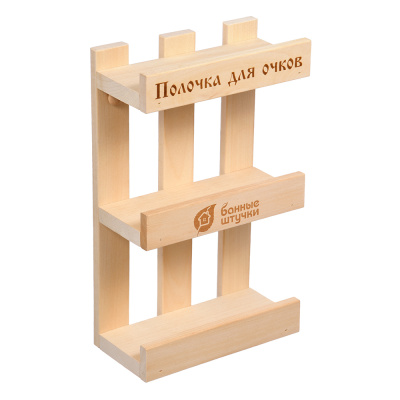 Полочка для мелочей, 18х9х30 см, липа "Банные штучки"/4