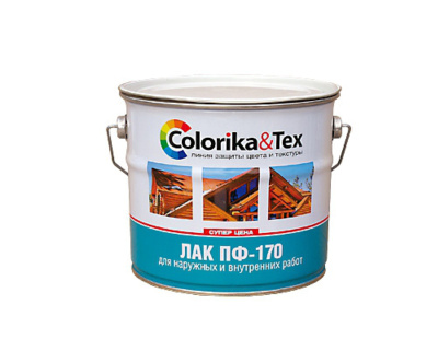 Лак ПФ-170 "Colorica Tex" глянцевый 2,7л