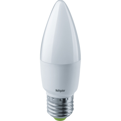 Лампа светодиодная LED 8.5вт Е27 белый матовая свеча