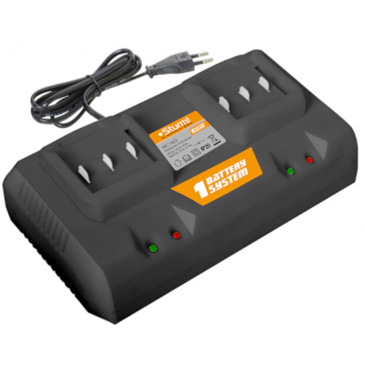 Зарядное устройство Sturm! 1BatterySystem 18 В, 2 x 4 А для двух батарей