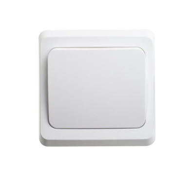 Выключатель 1 кл. скрытый белый ЭТЮД