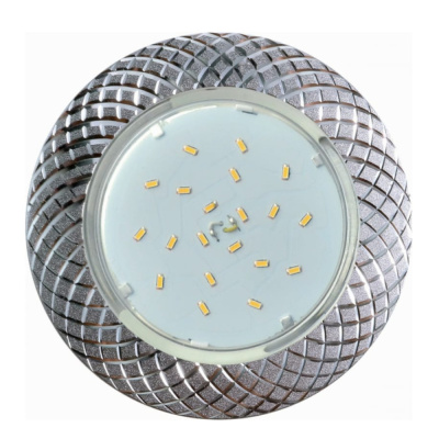 Светильник Ecola GX53 H4 DL5381  Сетка Матовый Хром/Алюм. 20x110 FC5381ECB