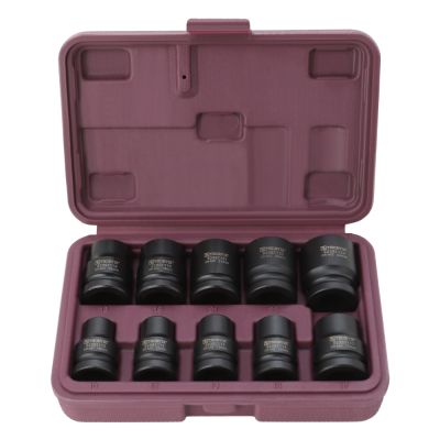Набор головок торцевых ударных 1/2"DR, 10-24 мм,  10 предметов-1 S23S1110S 