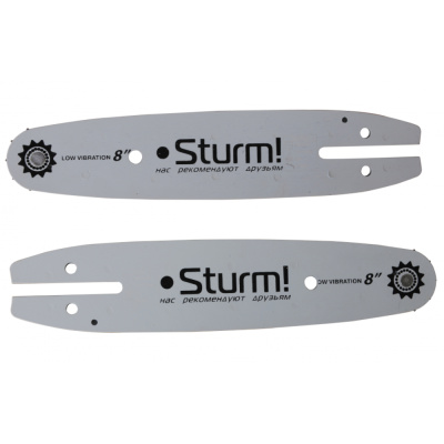 Пильная шина 8" Sturm! паз 1,3мм, 0,50", 48 зв