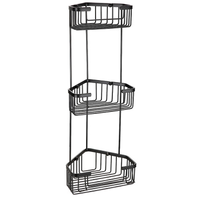 Полка 3-ярус. Угловая/Чёрный F351-26