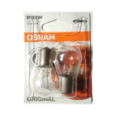 Лампа авт. 12V (стоп ) P21W 21W BA15s (2 шт., блистер) Osram