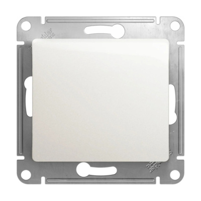 Переключатель одноклавишный схема 6 перламутр в рамку GLOSSA