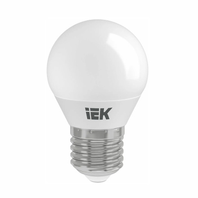 Лампа светодиодная LED 3вт E27 белый матовый шар ECO