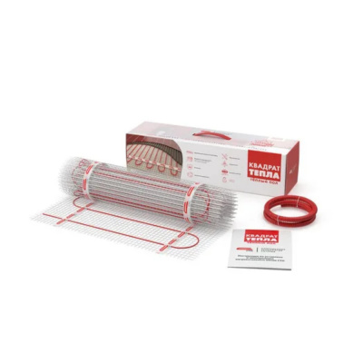 Пол теплый электрический Мат "Квадрат тепла" СТН КМ-150-1,0