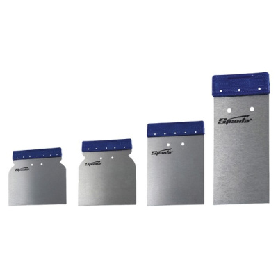 Шпатели 60-80-100-120мм 4шт. нерж. с пласт. держателями