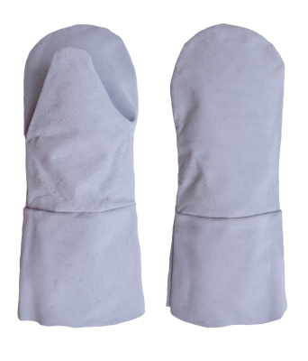 Краги трехпалые спилковые, 35см (1410) 1/60