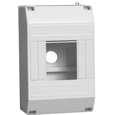 Щит распределительный навесной ЩРн-П-4 IP30 пластиковый белый, без двери КМПн 1/4