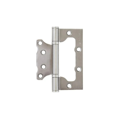 Петля накладная 100*75*2,5-B2-Steel-CRM(мат.хром)(100/10) Apecs 