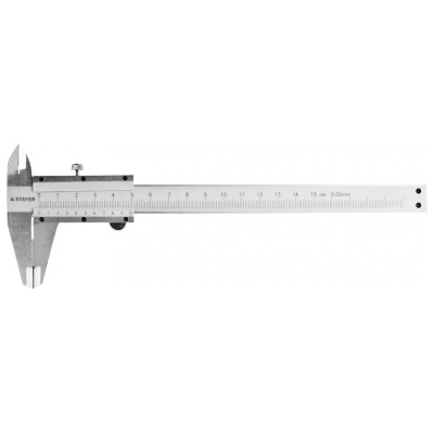 Штангенциркуль STAYER "PROFI" метрическая и дюймовая шкала, с глубиномером, нерж.сталь 150мм