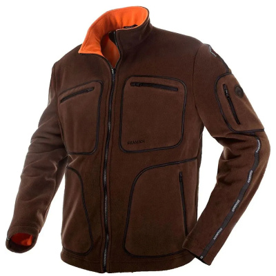 Куртка мужская "Elite -380", флис, коричневый /brown (48-50/176)