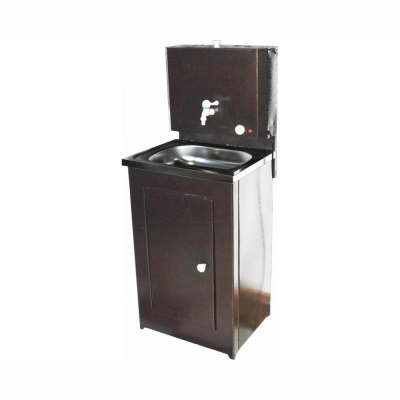 Умывальник дачный КОМФОРТ, без подогрева, нержавеющая мойка, увет медь 74/4/11