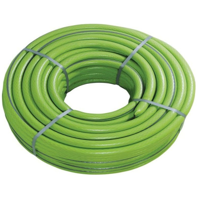 Шланг поливочный армированный "Садовник", 3-слойный, лайм, 1/2"x50 м