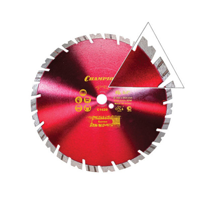 Диск алмазный CHAMPION универсальный ST 350/25,4/14 Fast Gripper (бетон, кирпич, тротуарная плитка)