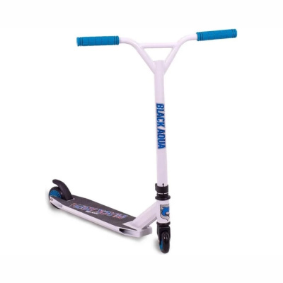 Самокат STUNT SCOOTER-1 (бело-синий)
