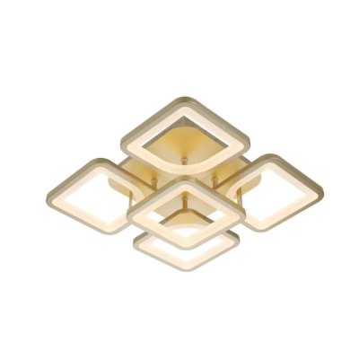 Управляемый светодиодный светильник, 3000-6500К, Φ500*120 ММ DECOR 2008 120W CHAMPAIGN GOLD