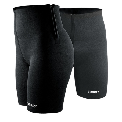 Шорты для коррекции фигуры "TORRES" арт.BL6003XL, р.XL (50-52), неопрен 3 мм, черный