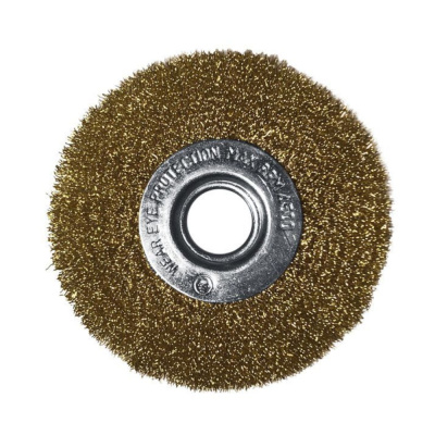 Корщетка "Колесо", 125 мм, волнистая, посад. диаметр 22 мм, InWork