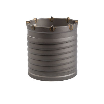 Коронка ЗУБР "ПРОФИ" буровая, конусная посадка, без оснастки, D-80мм, L-100мм