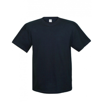 Футболка чёрная плотность 160 г/кв.м., х/б-100 %  р. XXXL (60-62)