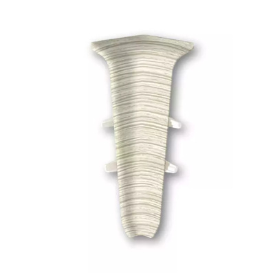 Угол для плинтуса 70мм "Деконика" Дуб жемчужный / 418 внутренний										