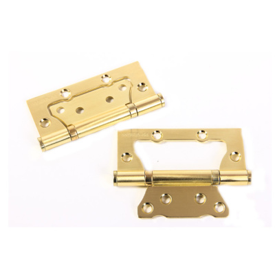 Петля накладная 100*75*2,5-B2-Steel-G(золото)(100/10) Apecs