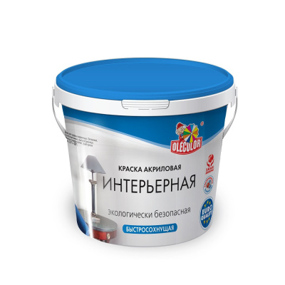 Краска ВДК интерьерная "OLECOLOR" 1,0кг