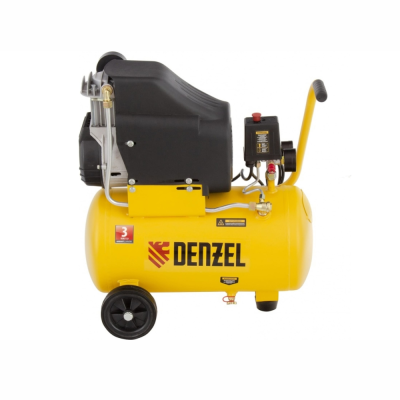 Компрессор воздушный DLC1300/24 безмасляный 1,3 кВт, 24 литра, 206 л/мин// Denzel														