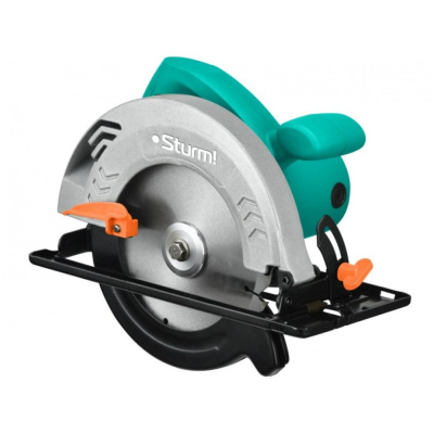 Пила циркулярная 1600Вт, ТПД 185х20мм, пропил 59мм, сбор пыли, Sturm!