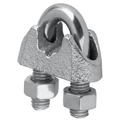 Зажим для стальных канатов цинк 10мм