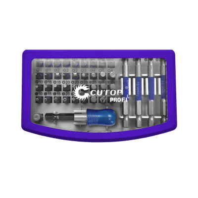 Набор бит в пластиковом боксе "Монтажный", Cutop profi, 42 предмета