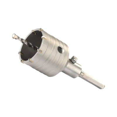 Коронка в сборе SDS-PLUS с хвост. и центр. св. ГРАНИТ d82