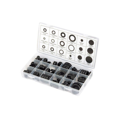 Набор сальников, D 6,35 - 25,4 мм, 125 предм.// СИБРТЕХ